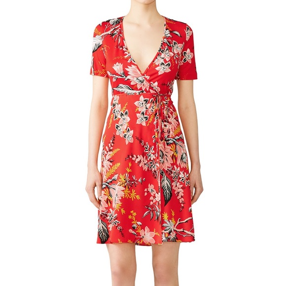 Diane von Furstenberg floral wrap dress - Picture 3 of 9